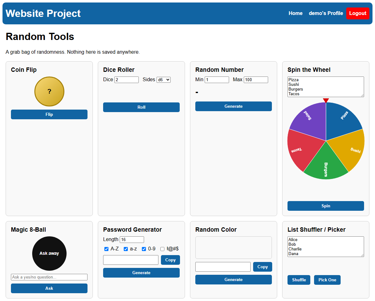 websiteproject